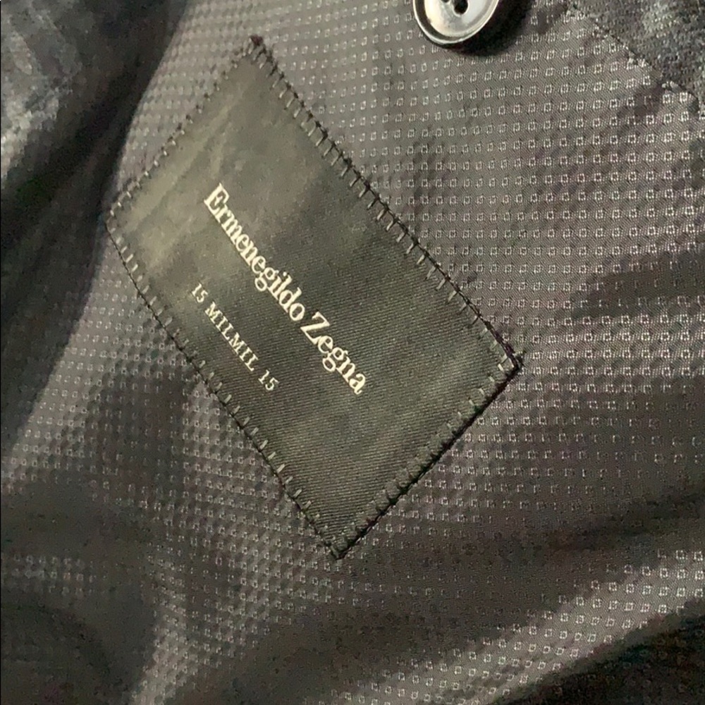 ERMENAGILDO ZENGA 100% WOOL SPORTS JACKET-EUC - Picture 5 of 14